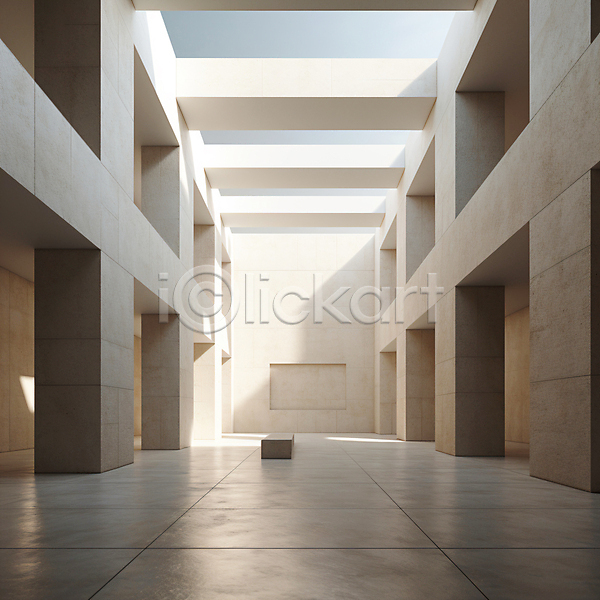 사람없음 JPG 디지털합성 편집이미지 건축물 공간 디자인 모던 백그라운드 비어있는 사각형 인테리어 콘크리트 햇빛 흰색
