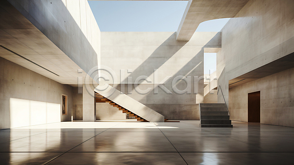 사람없음 JPG 디지털합성 편집이미지 건축 계단 공간 디자인 모던 문 미술관 박물관 백그라운드 비어있는 인테리어 전시회 햇빛