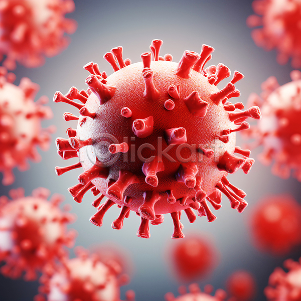 사람없음 JPG 디지털합성 편집이미지 바이러스 바이러스침투 빨간색 세포 질병