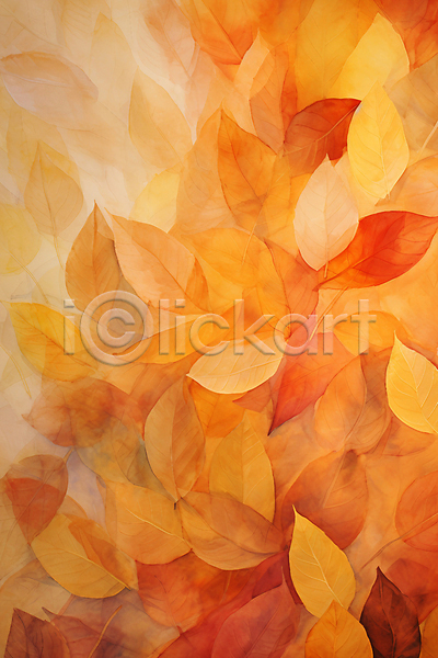 사람없음 JPG 편집이미지 가을(계절) 나뭇잎 단풍 백그라운드 잎 주황색