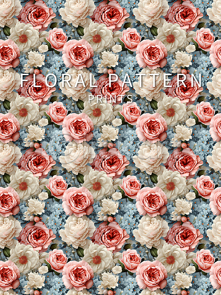 사람없음 PSD 디지털합성 편집이미지 꽃 꽃무늬 백그라운드 인쇄 직물 패턴