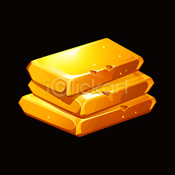 사람없음 PSD 아이콘 UI 게임 금가루 금괴 노란색 돈 보물 쌓기 오브젝트 판타지 황금