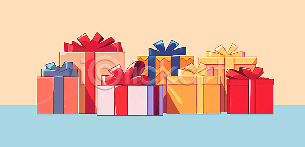 서프라이즈 사람없음 PSD 일러스트 리본 상자 선물 선물상자 오브젝트 이벤트 패키지 패턴 포장