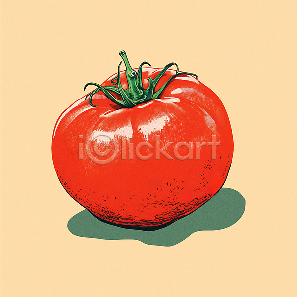 사람없음 PSD 일러스트 빨간색 식재료 토마토
