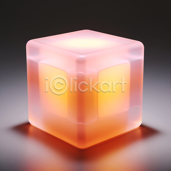 사람없음 JPG 디지털합성 입체 편집이미지 반투명 빛 실리콘 오브젝트 입체도형 정사각형 조명 큐브 편집소스