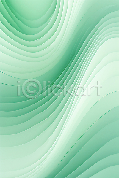 사람없음 JPG 편집이미지 곡선 그라데이션 물결 물결무늬 백그라운드 웨이브 초록색