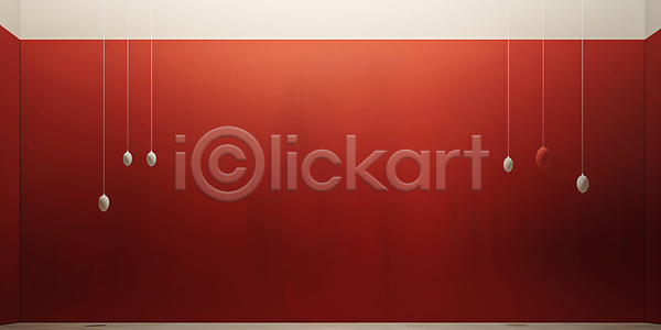 감성 사람없음 JPG 디지털합성 편집이미지 공간 백그라운드 벽면 빨간색 전등 편집소스