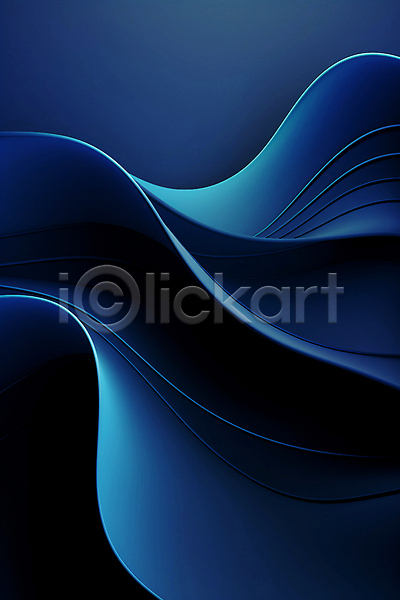 사람없음 JPG 편집이미지 곡선 그라데이션 디지털백그라운드 물결 백그라운드 웨이브 추상 파란색 포스터