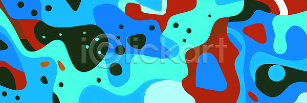 복잡 사람없음 JPG 일러스트 곡선 기하학 도형 얼룩 얼룩무늬 원형 웨이브 추상 컬러풀 파란색 패턴