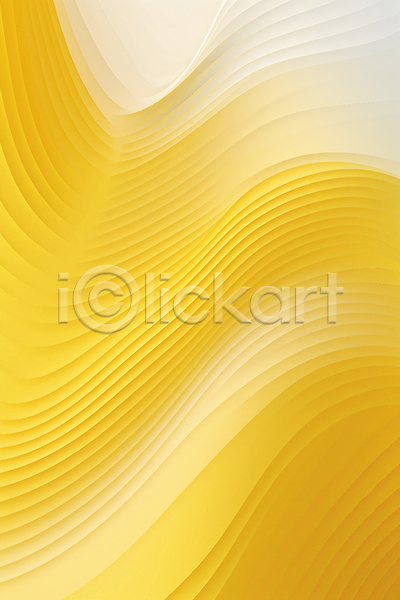 사람없음 JPG 편집이미지 곡선 그라데이션 노란색 물결무늬 백그라운드 웨이브