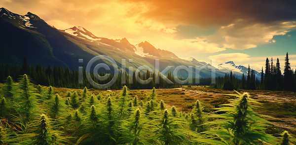 사람없음 JPG 편집이미지 구름(자연) 나무 산 일몰 자연 풍경(경치) 하늘 햇빛