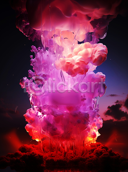 부드러움 사람없음 JPG 디지털합성 편집이미지 구름(자연) 번짐 액체 잉크 추상 편집소스 포스터