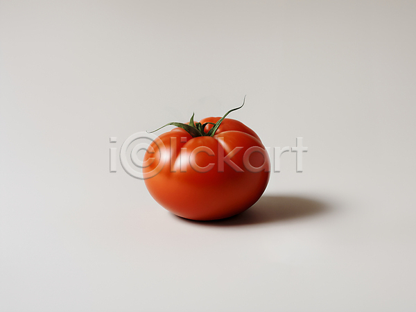 신선 사람없음 JPG 디지털합성 편집이미지 건강 빨간색 토마토 편집소스 한개 흰색