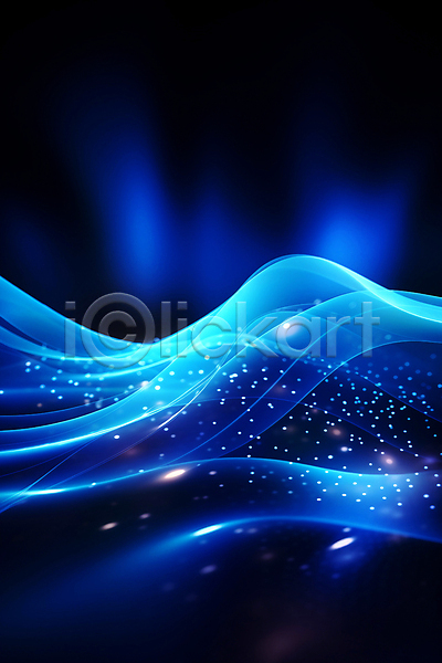 흐름 사람없음 JPG 편집이미지 곡선 그래픽백그라운드 디지털 디지털백그라운드 물결 반짝임 웨이브 추상 파란색