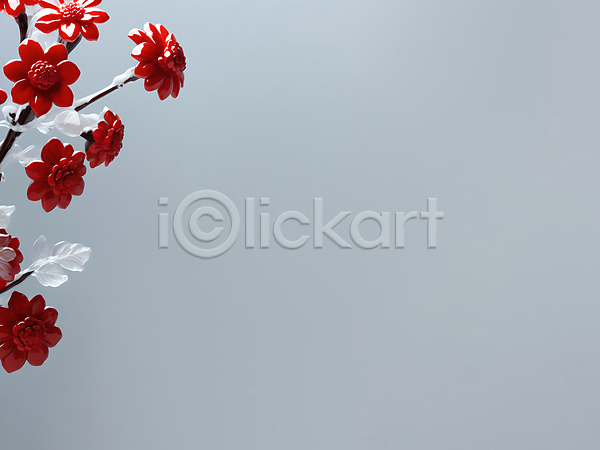 사람없음 JPG 디지털합성 편집이미지 겨울 겨울꽃 꽃 빨간색 유리 카피스페이스 편집소스 흰색