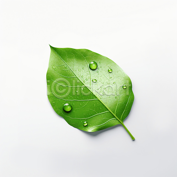 사람없음 PSD 편집이미지 나뭇잎 누끼 물방울 에코 친환경