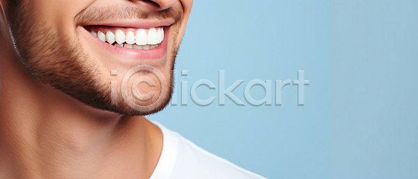 남자 성인 성인남자한명만 한명 JPG 디지털합성 편집이미지 미백 미소(표정) 얼굴 웃음 치과 치과진료 치료 치아