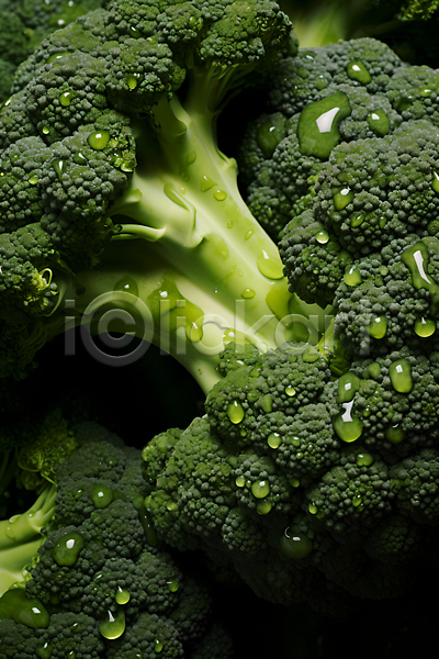 신선 사람없음 JPG 편집이미지 물방울 브로콜리 수분 음식 채소 초록색