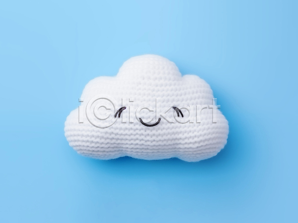 사람없음 JPG 디지털합성 아이콘 편집이미지 구름(자연) 날씨 뜨개인형 뜨개질 미소(표정) 이모티콘 재질 질감 털실 편집소스