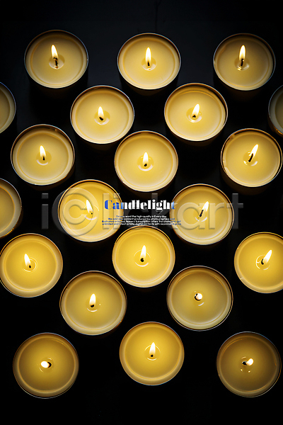 사람없음 PSD 편집이미지 노란색 백그라운드 불꽃(불) 원형 촛불 카피스페이스