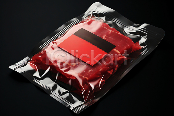 신선 사람없음 JPG 디지털합성 편집이미지 빨간색 생고기 소고기 숙성 식재료 진공포장
