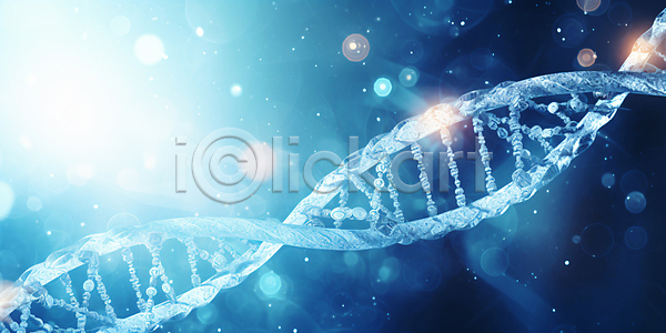 미래 사람없음 JPG 편집이미지 DNA 보케 빛망울 실험 의학 이중나선 이중나선구조 질병 코드 파란색