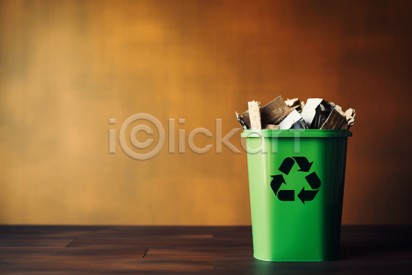 사람없음 JPG 디지털합성 편집이미지 나무배경 분리수거 분리수거함 쓰레기통 업사이클링 재활용 재활용표시 친환경 폐지