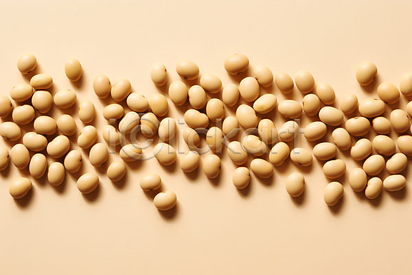 사람없음 JPG 근접촬영 디지털합성 편집이미지 단백질 메주콩 베이지색 식재료 실내 콩