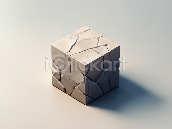 사람없음 3D JPG 디지털합성 편집이미지 균열 그림자 돌(바위) 오브젝트 질감 큐브 편집소스