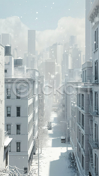 사람없음 JPG 디지털합성 아웃포커스 입체 편집이미지 거리 건축물 고층빌딩 구름(자연) 도시 디테일 조경 편집소스 흩날리기 흰색