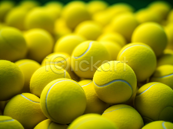 사람없음 JPG 편집이미지 가득함 노란색 취미 테니스 테니스공