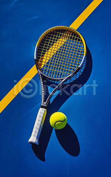 사람없음 JPG 편집이미지 라켓 취미 테니스 테니스공 테니스라켓 테니스장 파란색