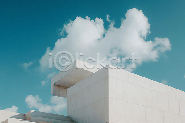 사람없음 JPG 디지털합성 편집이미지 건축 공간 구름(자연) 모던 미니멀 백그라운드 비어있는 오르막 편집소스 풍경(경치) 하늘