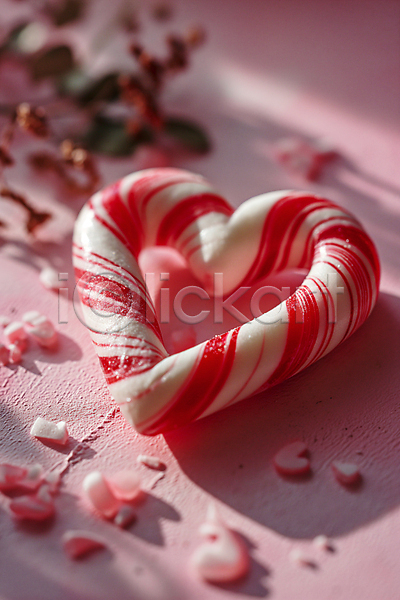 달콤 사랑 사람없음 JPG 디지털합성 편집이미지 막대사탕 발렌타인데이 부스러기 분홍색 사탕 선물 편집소스 하트 화이트데이