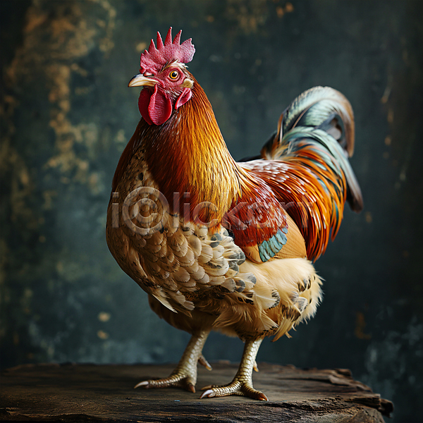 사람없음 JPG 디지털합성 편집이미지 가축 닭 동물 백그라운드 부리 수탉 편집소스 한마리