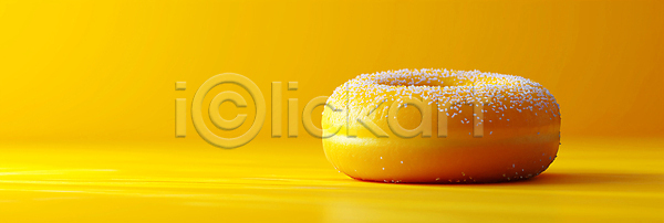 사람없음 JPG 디지털합성 편집이미지 노란색 달콤함 도넛 디저트 스프링클 음식 초콜릿 편집소스