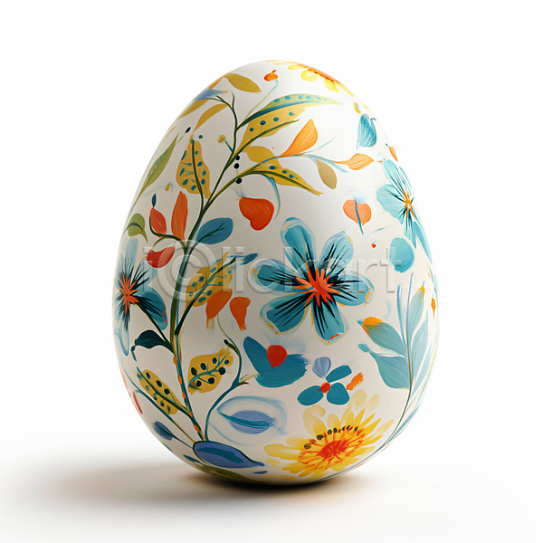 사람없음 JPG 디지털합성 편집이미지 계란 기념일 꽃무늬 부활절계란 장식 전통 편집소스