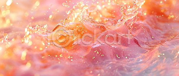 화려 사람없음 JPG 디지털합성 편집이미지 물 물방울 반짝임 분홍색