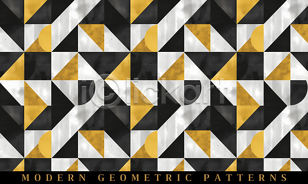사람없음 PSD 편집이미지 검은색 금색 기하학 도형 디자인 모던 예술 추상 패턴