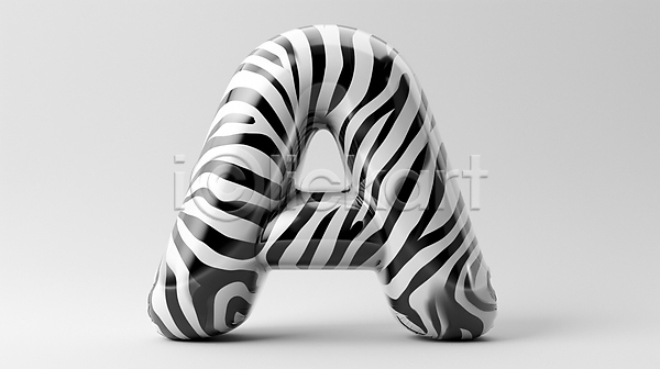 사람없음 3D PSD 디지털합성 편집이미지 흑백 A 광택 백그라운드 얼룩무늬 영어 입체문자 추상 타이포그라피 편집소스