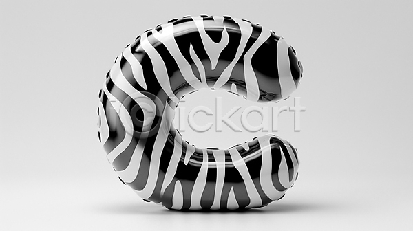 사람없음 3D PSD 디지털합성 편집이미지 흑백 C 광택 백그라운드 얼룩무늬 영어 입체문자 추상 타이포그라피 편집소스