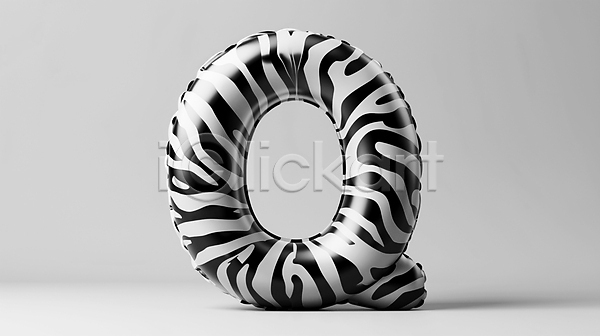 사람없음 3D PSD 디지털합성 편집이미지 흑백 Q 광택 백그라운드 얼룩무늬 영어 입체문자 추상 타이포그라피 편집소스