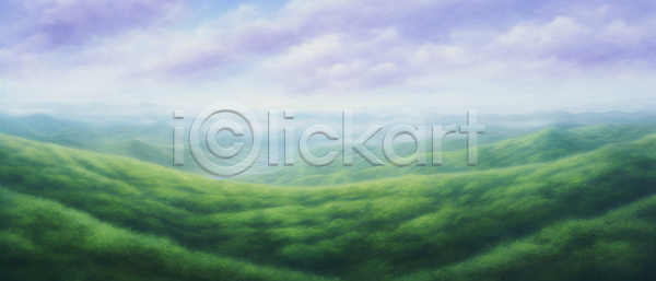 사람없음 JPG 일러스트 구름(자연) 몽환 백그라운드 산 자연 풍경(경치) 하늘