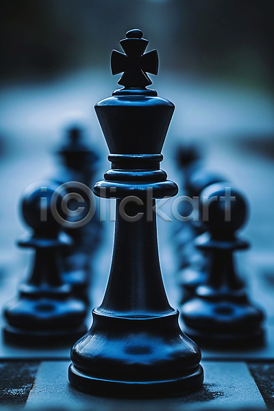 사람없음 JPG 디지털합성 편집이미지 왕 체스 체스말 체스판