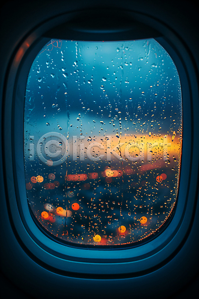우아함 사람없음 JPG 편집이미지 구름(자연) 먹구름 보케 비 비행기 비행기내부 빗방울 창문 하늘