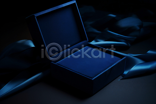 우아함 사람없음 JPG 디지털합성 편집이미지 목업 보관함 보석함 상자 천(직물) 파란색