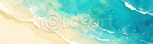 평화 사람없음 JPG 일러스트 모래 여름(계절) 자연 파도 파란색 해변 휴가