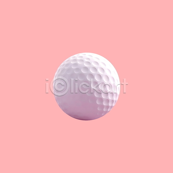 사람없음 3D PSD 디지털합성 아이콘 골프 골프공 운동 장비 한개