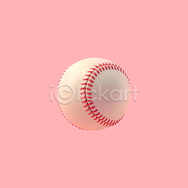 사람없음 3D PSD 디지털합성 아이콘 야구 야구공 운동 장비 한개
