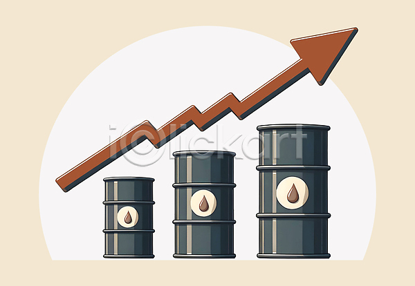 상승 사람없음 JPG 편집이미지 경제 기름값 기름통 석유 석유통 시세 에너지 연료 원자재 자원 휘발유